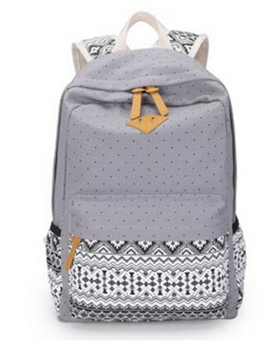 Naiste lõuend seljakotid Naiste seljakott Moe täpiline naiste koolikotid teismelistele tüdrukutele suur reisiseljakott Mochila