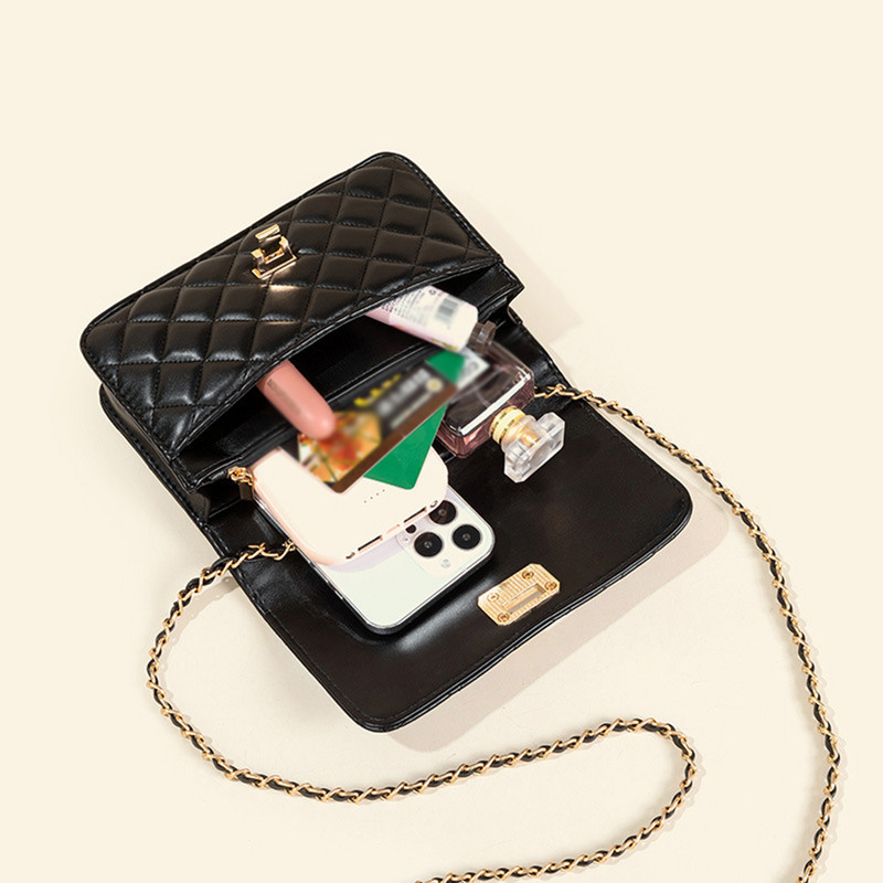 Γυναικεία κομψή τσάντα τσάντα μονόχρωμη καπιτονέ τσάντα σφεντόνα Ευέλικτη καθημερινή τσάντα αγορών Κομψή για ταξιδιωτικές διακοπές