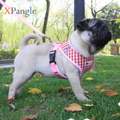 XPangle lemmikloomade koerarakmete jalutusrihma komplekt koera kassi rakmed, vest helkurvõrest kutsikakoerte rinnarihm väikesele chihuahua buldogile