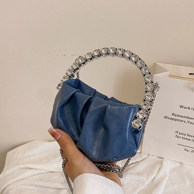 Fashion Pearl Handle Γυναικείες βραδινές τσάντες με πορτοφόλι με συμπλέκτη Πολυτελές σχέδιο Γυναικείες τσάντες ώμου Hobo Γυναικεία τσάντα αγγελιαφόρου
