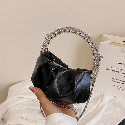 Fashion Pearl Handle Γυναικείες βραδινές τσάντες με πορτοφόλι με συμπλέκτη Πολυτελές σχέδιο Γυναικείες τσάντες ώμου Hobo Γυναικεία τσάντα αγγελιαφόρου