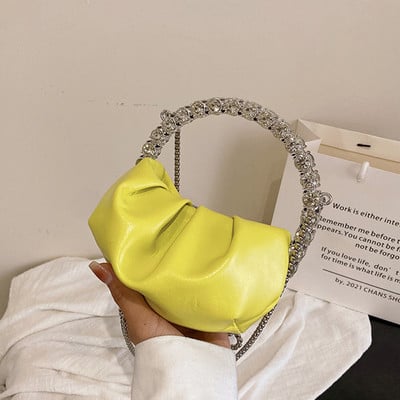 Fashion Pearl Handle Γυναικείες βραδινές τσάντες με πορτοφόλι με συμπλέκτη Πολυτελές σχέδιο Γυναικείες τσάντες ώμου Hobo Γυναικεία τσάντα αγγελιαφόρου