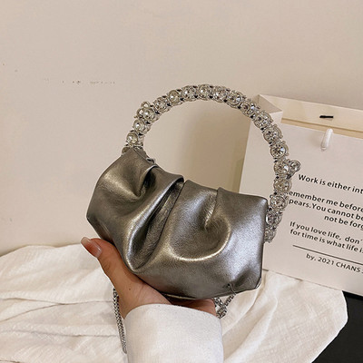 Fashion Pearl Handle Γυναικείες βραδινές τσάντες με πορτοφόλι με συμπλέκτη Πολυτελές σχέδιο Γυναικείες τσάντες ώμου Hobo Γυναικεία τσάντα αγγελιαφόρου