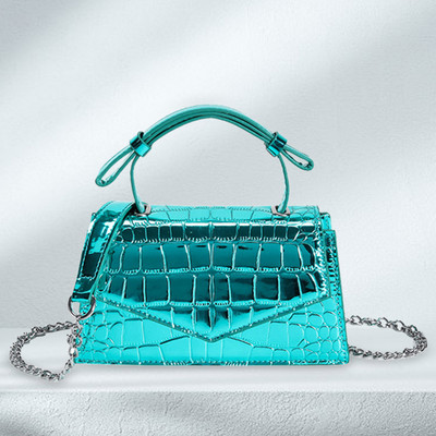 Naiste mitmekülgne kandekott Šikk sädelev kandekott Sädelev metallist tropikott Kivist tekstuuriga naiste reisikott