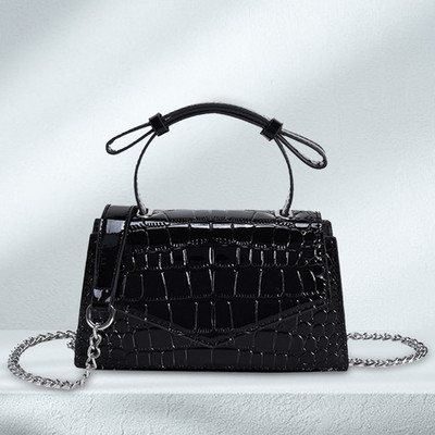 Naiste mitmekülgne kandekott Šikk sädelev kandekott Sädelev metallist tropikott Kivist tekstuuriga naiste reisikott