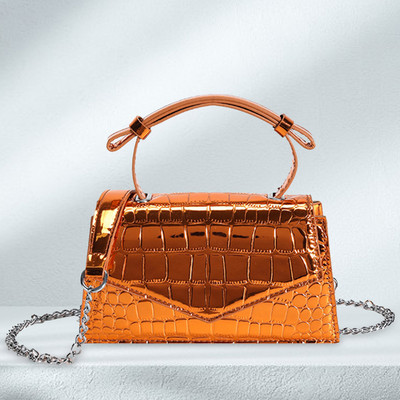 Naiste mitmekülgne kandekott Šikk sädelev kandekott Sädelev metallist tropikott Kivist tekstuuriga naiste reisikott