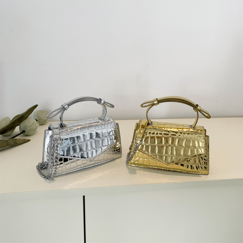 Naiste mitmekülgne kandekott Šikk sädelev kandekott Sädelev metallist tropikott Kivist tekstuuriga naiste reisikott