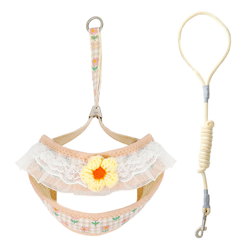 1/ Σετ λουριών λουριών χαριτωμένου σκύλου με νάιλον λουρί για κουτάβι για σκύλο, ρυθμιζόμενο λουρί στήθους για μικρούς μεσαίους σκύλους