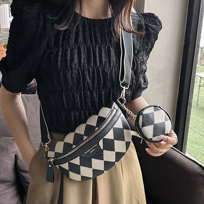 Γυναικεία χιαστί τσάντα στήθους Διαμαντένια δικτυωτή τσάντα στήθος για ζώνη στήθους Τσάντα χιαστί Μικρή τσάντα χιαστί για διακοπές το Σαββατοκύριακο