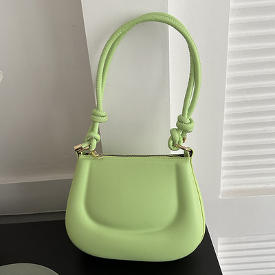 Modne ručne torbice Jednobojna mala velika torba PU kožna ženska torba s gornjom ručkom Ljeto Jednostavna ležerna slatka Y2K Cool torba Ručne torbe