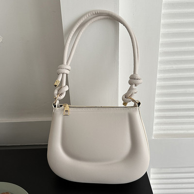 Modne ručne torbice Jednobojna mala velika torba PU kožna ženska torba s gornjom ručkom Ljeto Jednostavna ležerna slatka Y2K Cool torba Ručne torbe