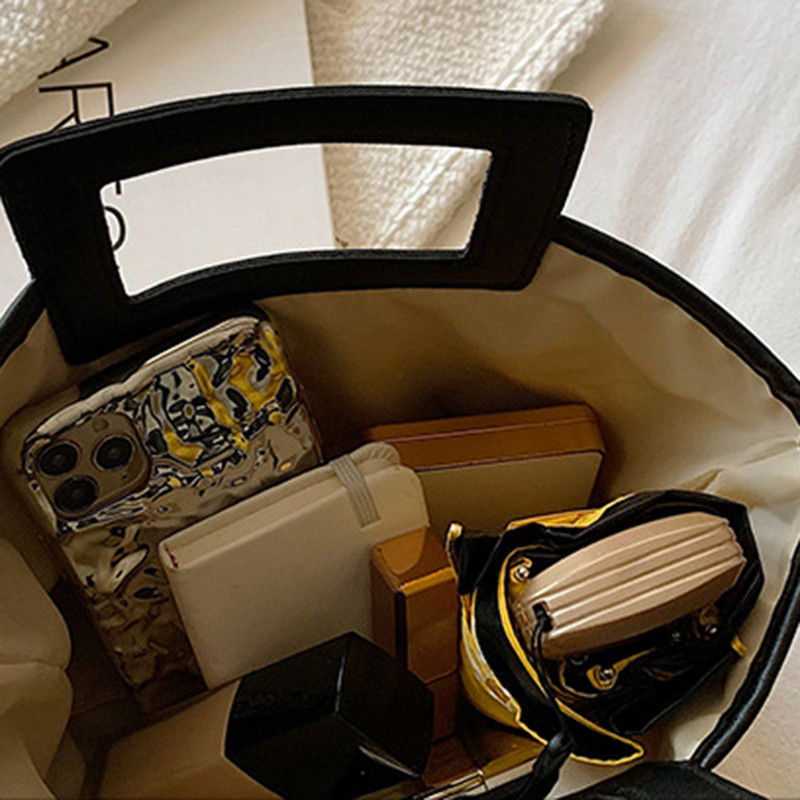 Vintage ψάθινες γυναικείες τσάντες από ψάθινες τσάντες παραλίας Bohemian wven casual top-handle τσάντα μεγάλης χωρητικότητας Απλές συμπαγείς τσάντες από ρατάν