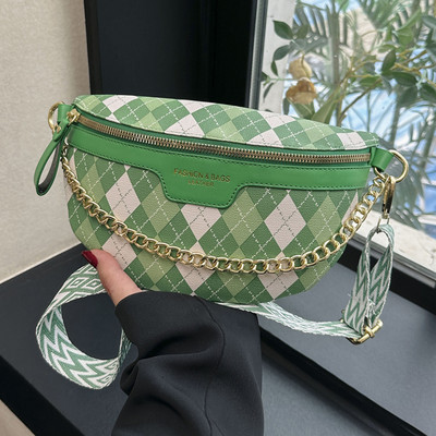 Commuter Fanny Pack Leisure Δερμάτινες τσάντες μέσης για γυναικείες φοιτητικές τσάντες στήθους χιαστί ώμου Τσάντες πουγκί για γυναίκες