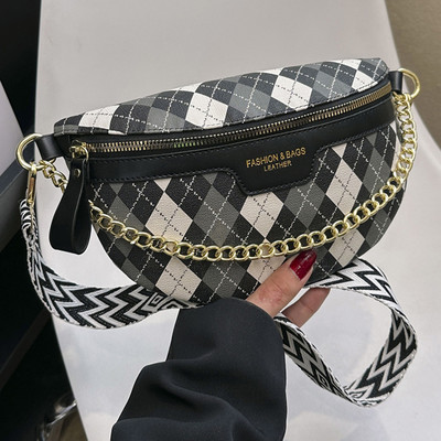 Commuter Fanny Pack Leisure Δερμάτινες τσάντες μέσης για γυναικείες φοιτητικές τσάντες στήθους χιαστί ώμου Τσάντες πουγκί για γυναίκες