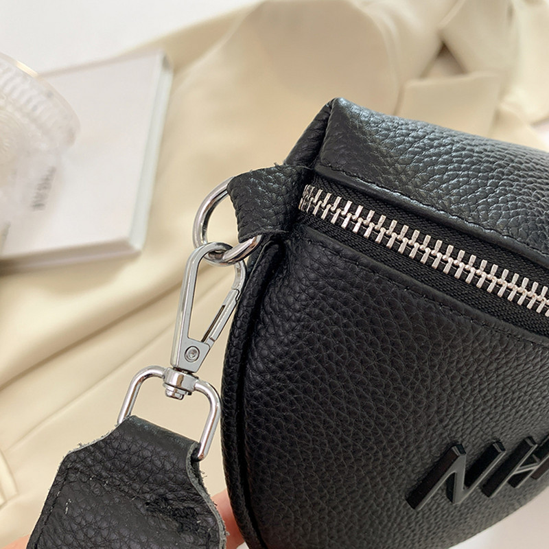 Γυναικεία τσάντα μέσης με φερμουάρ PU Δερμάτινη τσάντα ζώνης ρετρό ρυθμιζόμενο φαρδύ λουράκι μαύρη για ταξίδια πεζοπορίας υπαίθρια τσάντα κινητού τηλεφώνου