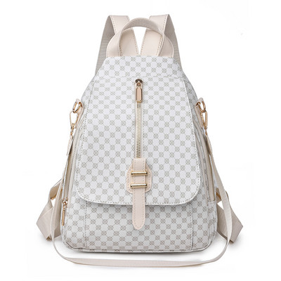 Kvaliteetsed pritsmevastased PVC-seljakotid 2023 moeka trükiga naiste disainiga seljakott, tüdrukute reisikoolikott