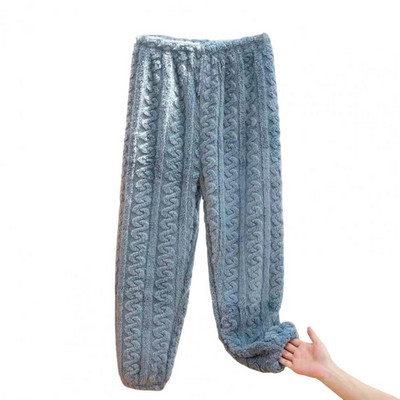 Talvised püksid paaridele Soojad paksud korallifliisist magamispüksid, pehmed pidžaamad naistele pluss sametpüksid пижама летняя