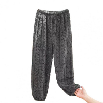 Talvised püksid paaridele Soojad paksud korallifliisist magamispüksid, pehmed pidžaamad naistele pluss sametpüksid пижама летняя