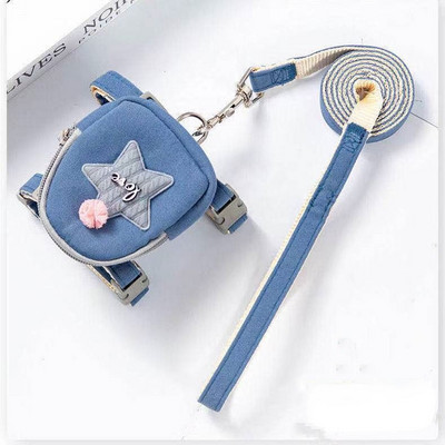 Λουρί σκύλου, λουρί σκύλου, σακίδιο πλάτης σε σχήμα Ι, λουράκι στήθους σκύλου μικρού και μεσαίου μεγέθους, τσάντα σνακ γάτας, σχοινί για γάτα που περπατάει, αλυσίδα γάτας