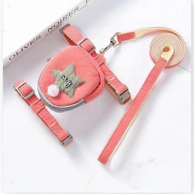 Λουρί σκύλου, λουρί σκύλου, σακίδιο πλάτης σε σχήμα Ι, λουράκι στήθους σκύλου μικρού και μεσαίου μεγέθους, τσάντα σνακ γάτας, σχοινί για γάτα που περπατάει, αλυσίδα γάτας