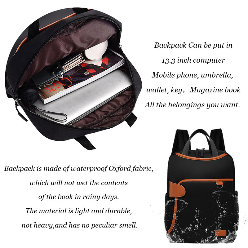 Vodootporni ženski ruksak za prijenosno računalo Školski ruksak Ženska školska torba Višenamjenski ženski poslovni ruksak Tinejdžerska studentska torba