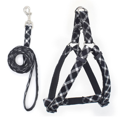 Υψηλής ποιότητας Nylon καρό Χριστουγεννιάτικη σειρά Σετ λουριών για κατοικίδια μικρού και μεσαίου μεγέθους