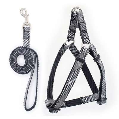 Υψηλής ποιότητας Nylon καρό Χριστουγεννιάτικη σειρά Σετ λουριών για κατοικίδια μικρού και μεσαίου μεγέθους