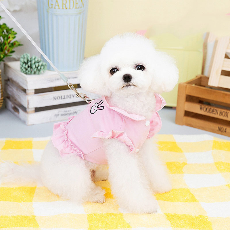 Ρούχα για σκύλους Ρούχα για κατοικίδια Γιλέκο τζιν λουρί χωρίς λουρί Μαλακά καλοκαιρινά ρούχα για κουτάβια για μικρά σκυλιά Γάτες Yorkies