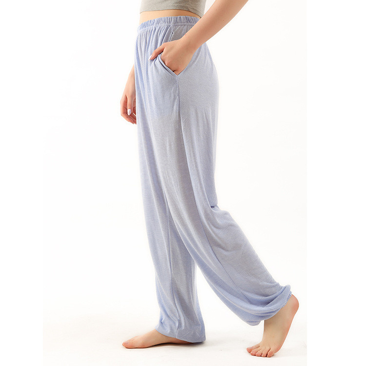 Pantaloni de pijama noi de primăvară, vară, pentru femei, pantaloni de dormit, din bumbac largi, îmbrăcăminte moale pentru salon, haine de dormit pentru acasă, 3XL-7XL, mărime mare