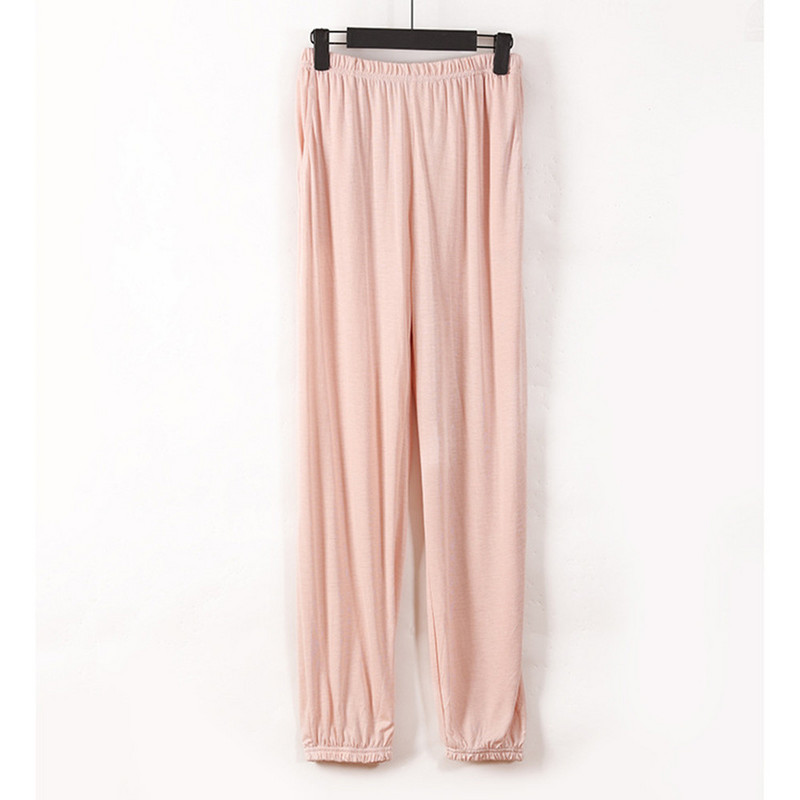 Pantaloni de pijama noi de primăvară, vară, pentru femei, pantaloni de dormit, din bumbac largi, îmbrăcăminte moale pentru salon, haine de dormit pentru acasă, 3XL-7XL, mărime mare