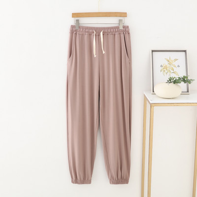 2023, primăvară, vară, imprimate noi, pantaloni de dormit largi, din bumbac modal, pantaloni lungi de pijama, pantaloni de acasă pentru femei