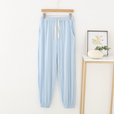 2023, primăvară, vară, imprimate noi, pantaloni de dormit largi, din bumbac modal, pantaloni lungi de pijama, pantaloni de acasă pentru femei