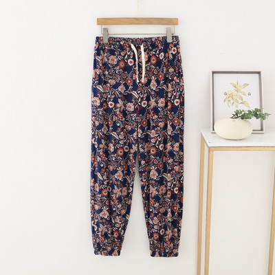 2023, primăvară, vară, imprimate noi, pantaloni de dormit largi, din bumbac modal, pantaloni lungi de pijama, pantaloni de acasă pentru femei