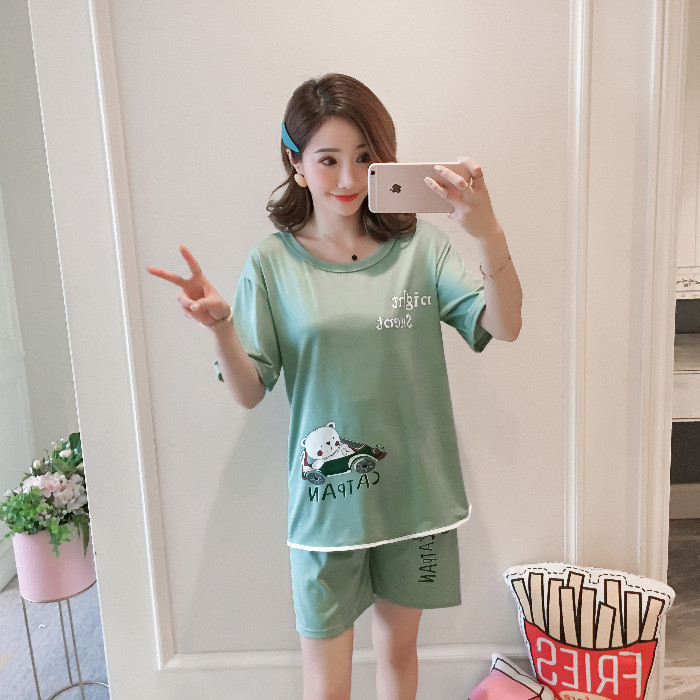 2023. aasta suve naiste magamisriided Ilusad vaba aja rõivad Isiklikud lühikeste varrukatega naiste pidžaamad naiste pidžaamakomplektid öörõivad