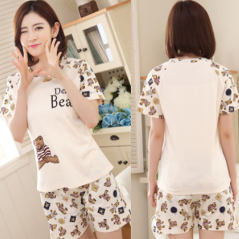 2023. aasta suve naiste magamisriided Ilusad vaba aja rõivad Isiklikud lühikeste varrukatega naiste pidžaamad naiste pidžaamakomplektid öörõivad