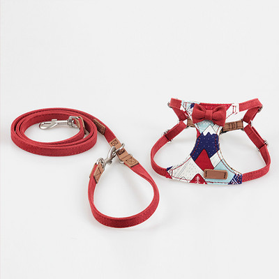 Ham de modă pentru animale de companie pentru câini de talie mică, buldog francez, chihuahua, accesorii pentru căței, hamuri ușoare pentru câini și lesă pentru animale de plimbare