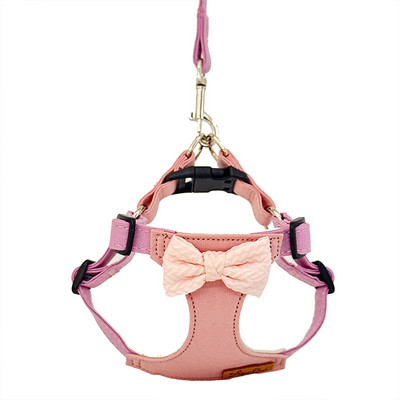 Ham de modă pentru animale de companie pentru câini de talie mică, buldog francez, chihuahua, accesorii pentru căței, hamuri ușoare pentru câini și lesă pentru animale de plimbare