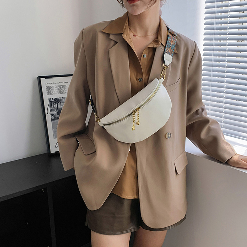 Geantă de modă pentru femei, genți de tip crossbody cu curea lată, poșetă pentru femeie, cu fermoar, din piele portabilă, geantă de umăr