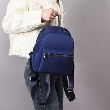 SEETIC Водоустойчива раница Oxford за жени Качествени училищни чанти Дамска едноцветна малка чанта за пътуване Дамска многофункционална чанта