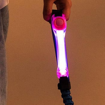 Νέο βραχιόλι με LED Light-Up Wristband Led Slap Βραχιόλια που αναβοσβήνουν ελαφριά βραχιόλια που λάμπουν στο σκοτάδι Ανακλαστικό περιβραχιόνιο για το Walk The Dog