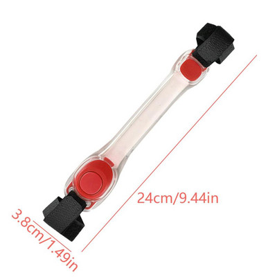 Нова LED светеща лента за китка Led Slap гривни Мигащи светлинни гривни Светят в тъмното Светлоотразителна лента за ръка за разходка на куче