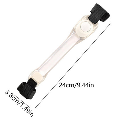 Нова LED светеща лента за китка Led Slap гривни Мигащи светлинни гривни Светят в тъмното Светлоотразителна лента за ръка за разходка на куче