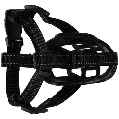 Bot Mască anti-lătrat Câine în aer liber Măști anti-mușcătură Câini de talie mică Gură Tpr