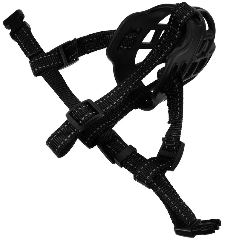 Bot Mască anti-lătrat Câine în aer liber Măști anti-mușcătură Câini de talie mică Gură Tpr