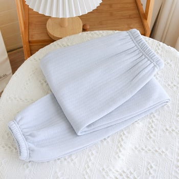 Fdfklak Sleep Bottoms Γυναικεία 100% Air Cotton 2022 Winter Soft Warm Άνετα Παντελόνια Πυτζάμες Μονόχρωμα Leisure Sleep-Pants