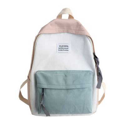 JULYCCINO Naiste lõuendist seljakott, mood naiste õlakott, värviline koolikott teismelistele tüdrukutele, lastele Mochila seljakott