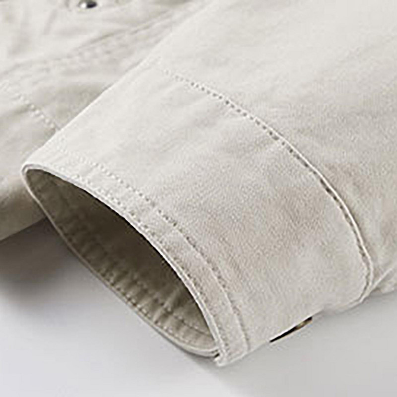 Μπουφάν με επίστρωση ανδρικού κεριού πολλαπλών κολάρων Φθινοπωρινό παλτό Σακάκι τσέπης Εξωτερικά ενδύματα εκτύπωσης Χρώμα φερμουάρ Solid Down Ανδρικά μπουφάν Camping