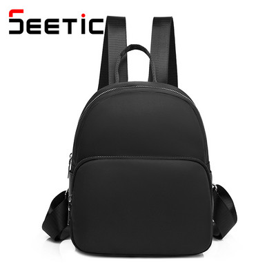 SEETIC 2022 Νέο μικρό γυναικείο σακίδιο πλάτης Αδιάβροχο γυναικείο τσαντάκι ώμου Oxford Casual σακίδια πλάτης Γυναικεία κολεγιακή τσάντα ταξιδιού για γυναίκες