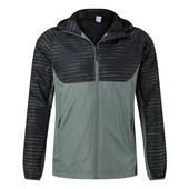 Jachetă lungă cu glugă pentru bărbați, cu mâneci moale, cu fermoar, buzunar de afaceri pentru haină, jachetă ușoară, haine la modă, bărbați, drumeții