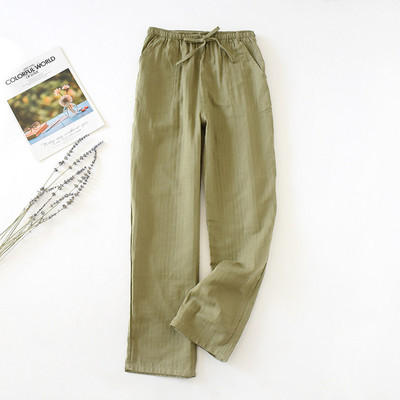 Fdfklak tavaszi nyár új pamut pár hálónadrág otthoni nadrág női pizsama nadrág alvó alsó nadrág nappali nadrág